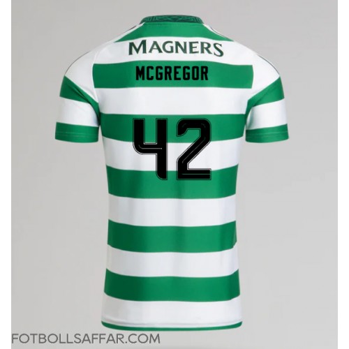 Celtic Callum McGregor #42 Hemmatröja 2024-25 Kortärmad